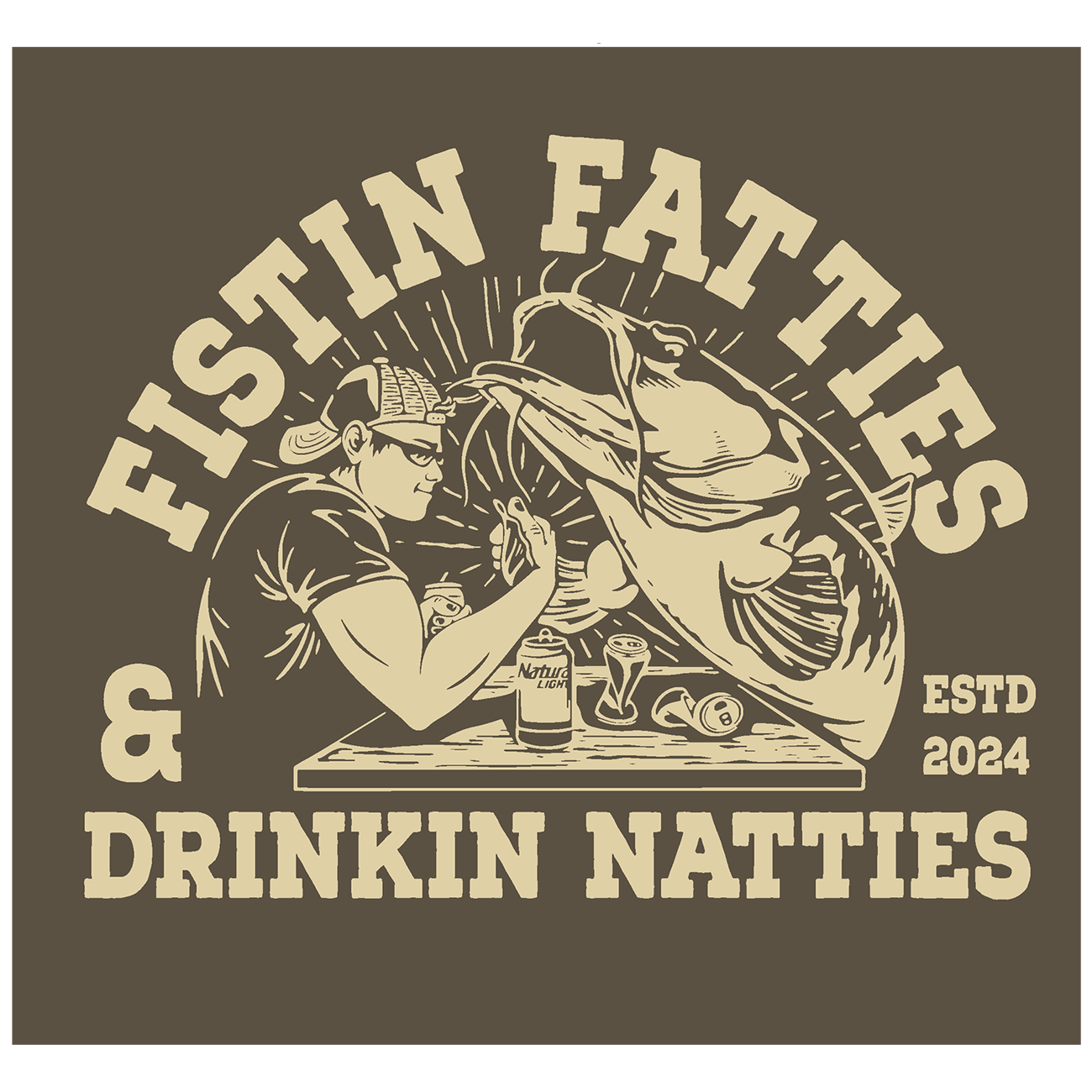 Fistin Fatties & Drinkin Natties T-Shirt